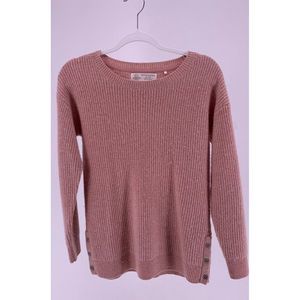 Fat Face South Coast  Sweater Pink 100% Cashmere